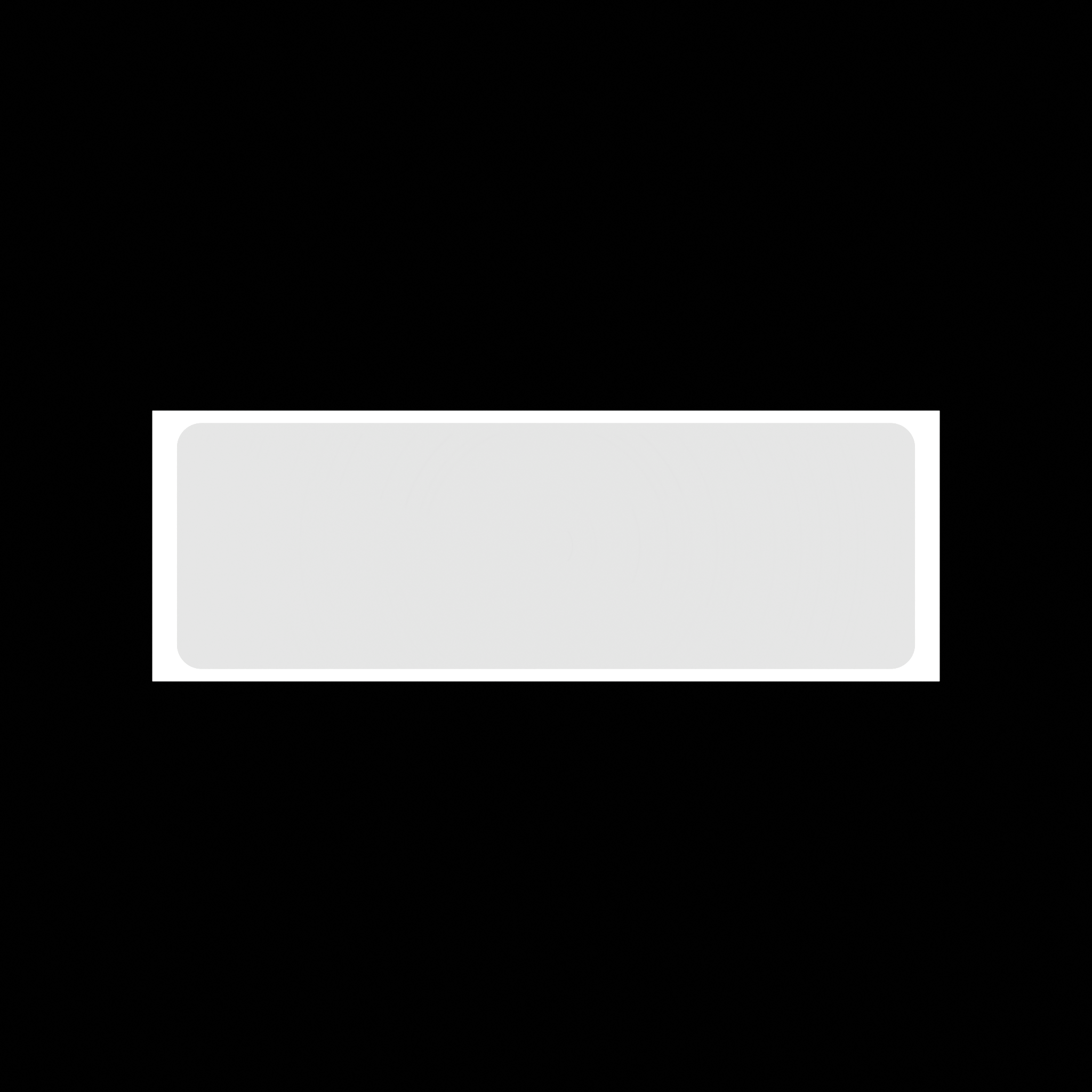 Top down view of white blank eggshell sticker 15x5cm