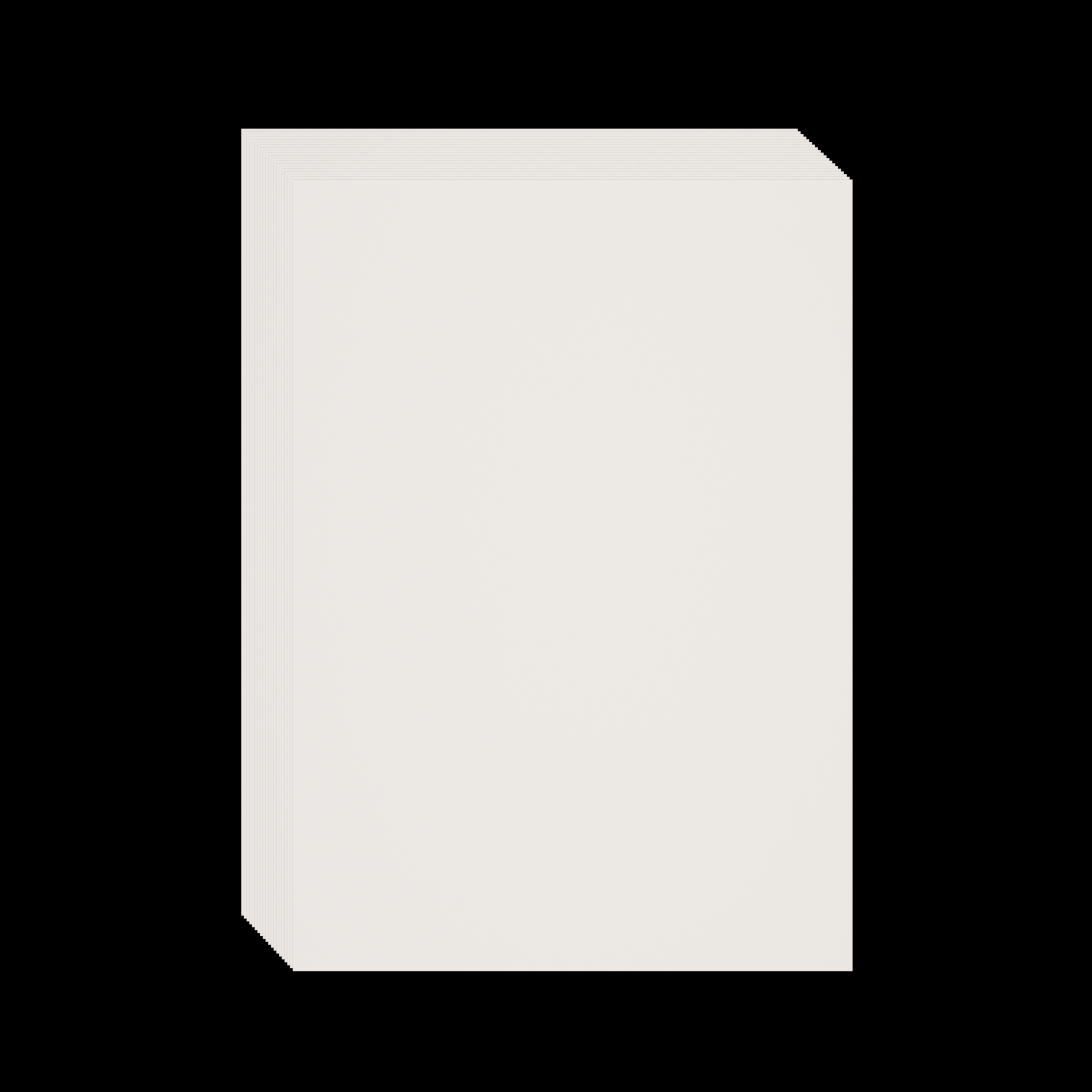 White blank eggshell sticker A4 sheet 20-pack