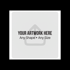 Custom regular eggshell sticker 10x10cm design