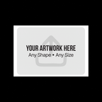 Custom regular eggshell sticker 10x7cm design